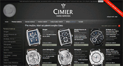 Desktop Screenshot of cimier.sk